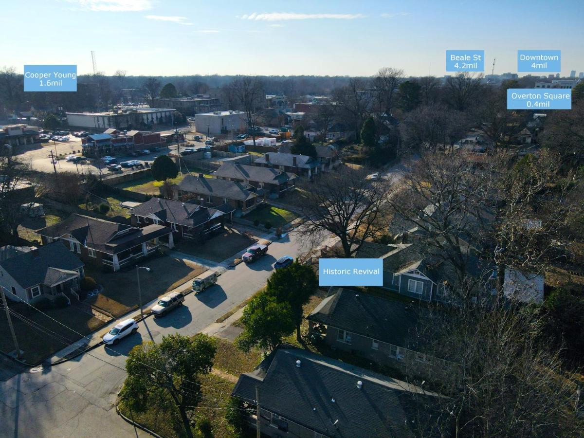Historic Revival King Bed Midtown Memphis 68 Yes Pets Fast Wifi Free Parking Exterior foto
