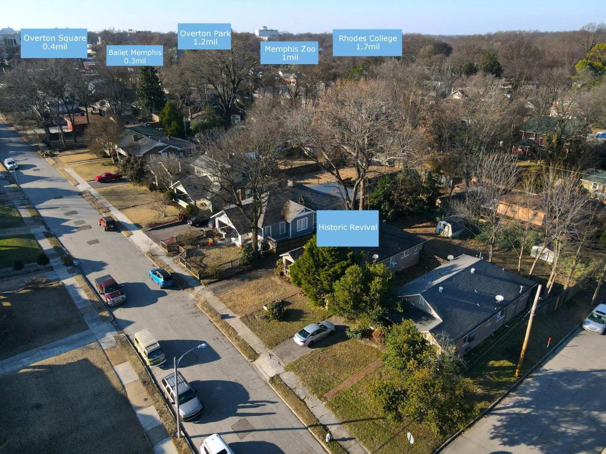 Historic Revival King Bed Midtown Memphis 68 Yes Pets Fast Wifi Free Parking Exterior foto